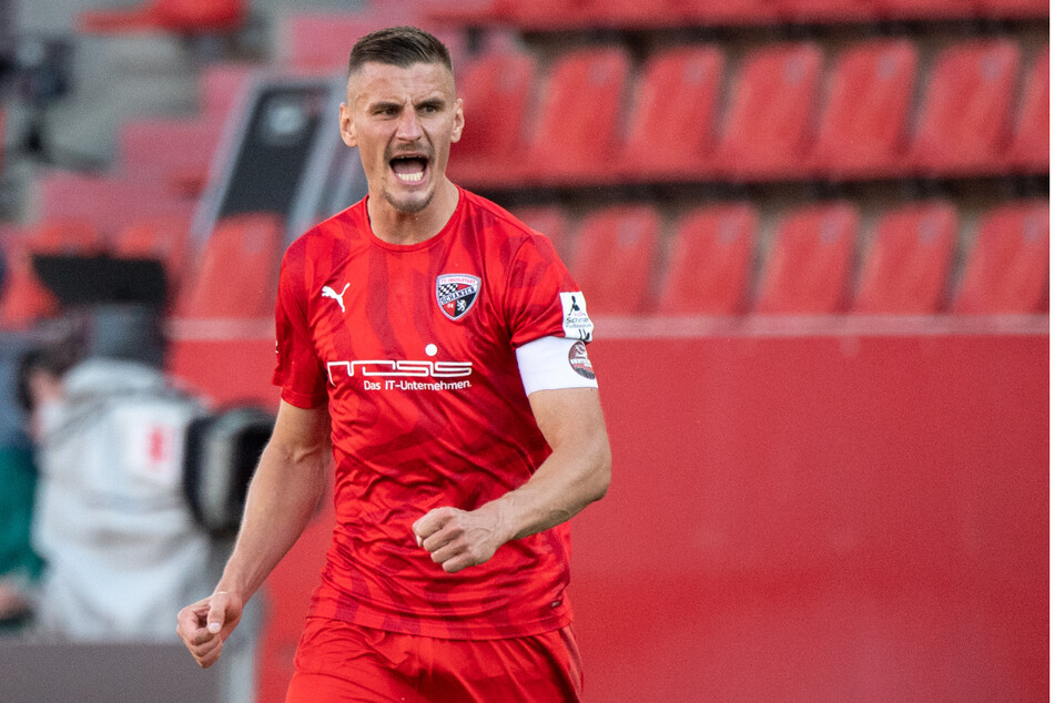 Stefan Kutschke und der FC Ingolstadt belegen den 4. Tabellenplatz. Doch auch die Schanzer können noch aufsteigen.