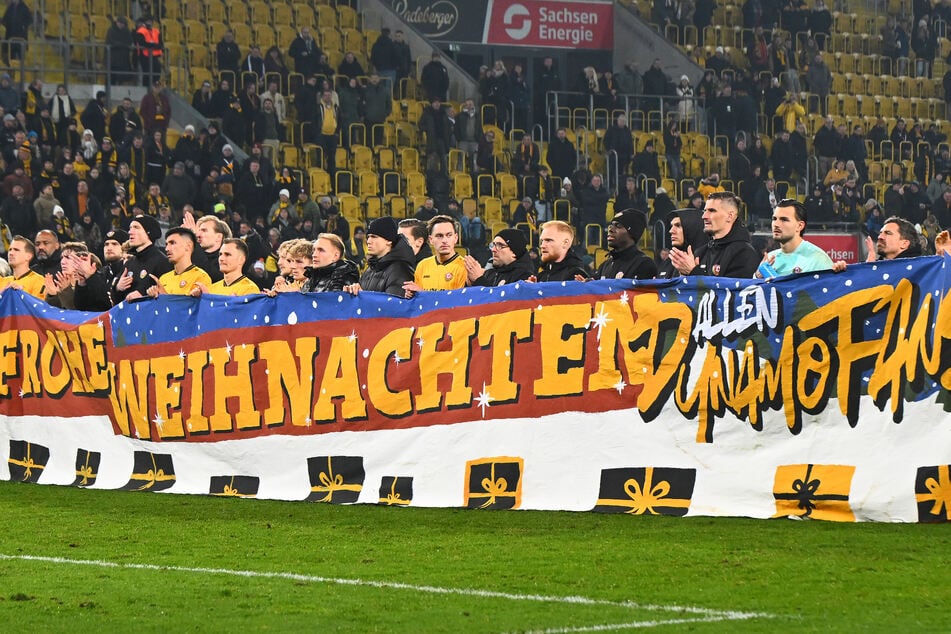 Halbwegs frohe Weihnachten haben die Dynamo-Fans nur mit drei Punkten in Kiel.