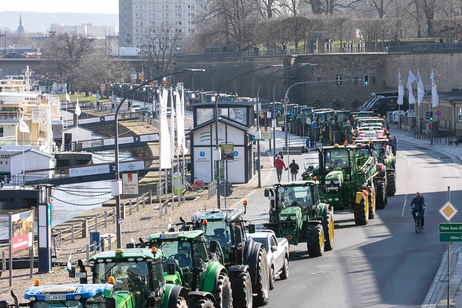 Zuletzt machten Tausende Landwirte Anfang März in Dresden ihrem Unmut Luft.