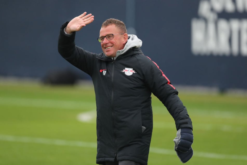 RB-Coach Ralf Rangnick beim Training.