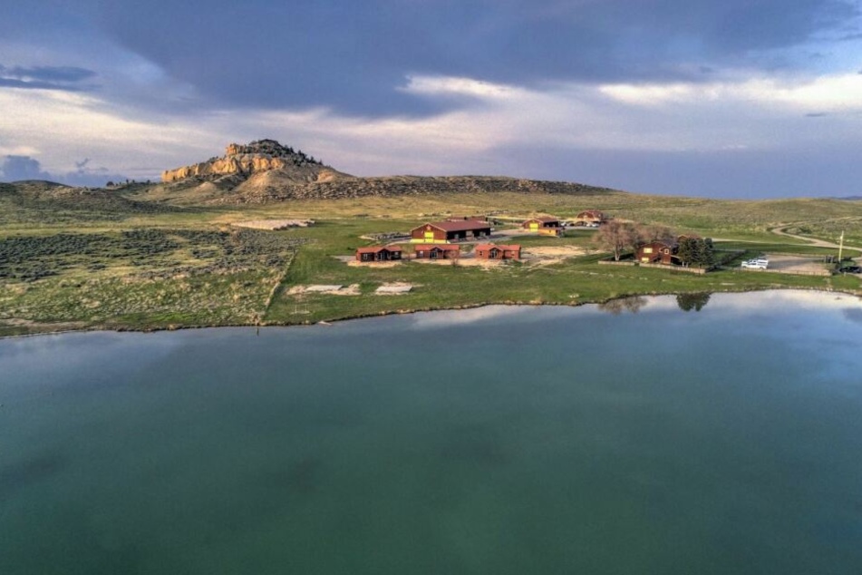 Die Monster Lake Ranch bei Cody in Wyoming.