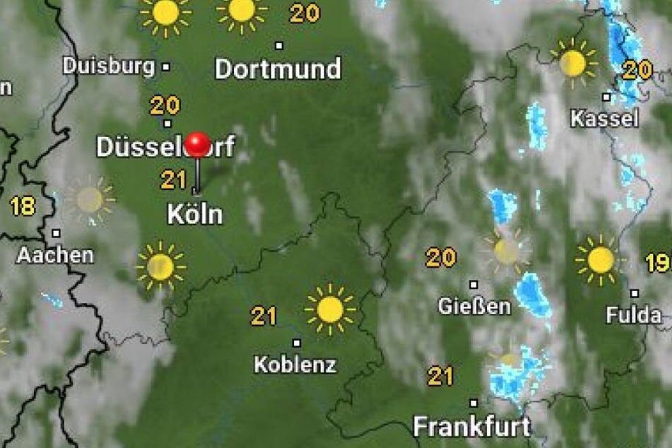 Die aktuelle Wetterprognose für NRW von WetterOnline.de.