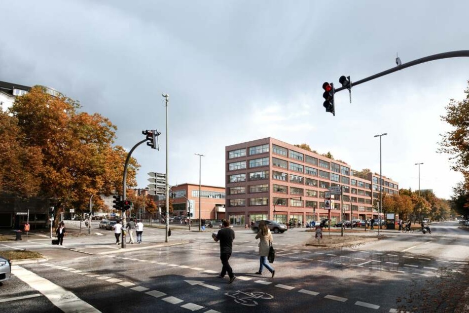 So schick soll das Backsteingebäude am Neuen Pferdemarkt später einmal aussehen.