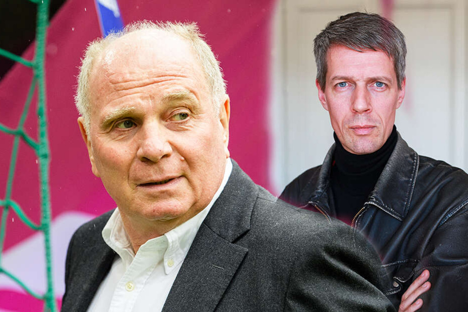 "Kroos"-Regisseur Manfred Oldenburg (r.) freute sich über ein sehr offenes Interview mit FCB-Präsident Uli Hoeneß. (Bildmontage)