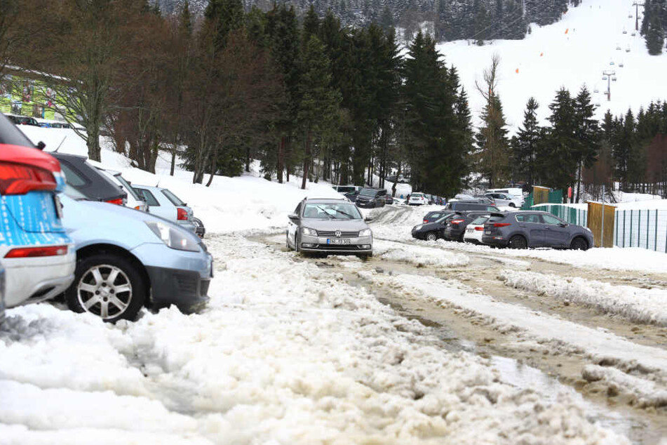 Von Frühling ist hier noch lange nicht die Rede: Hier liegt immer noch genügend Schnee.
