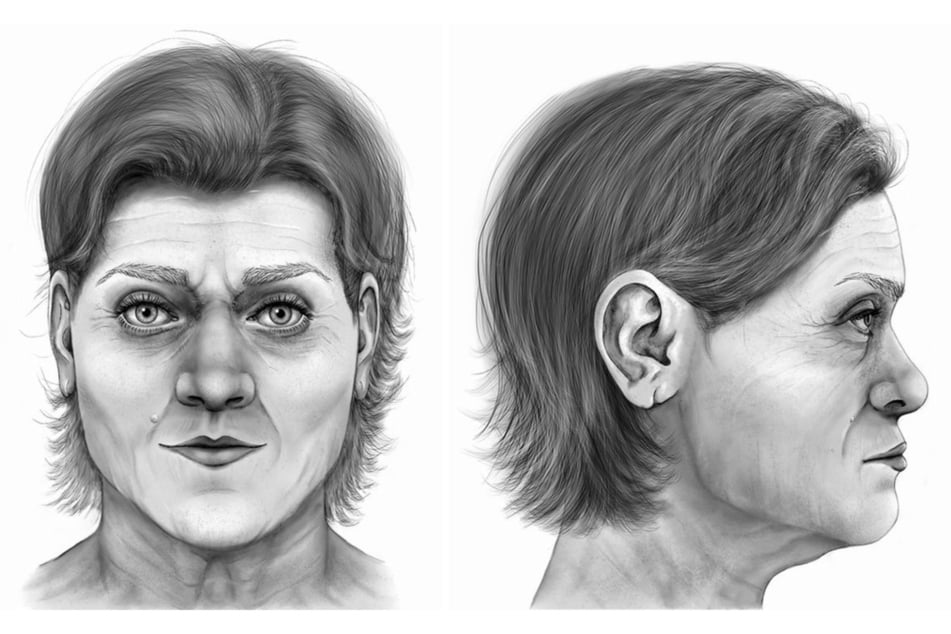 Diese Gesichtsrekonstruktion haben Experten von der Verstorbenen angefertigt.