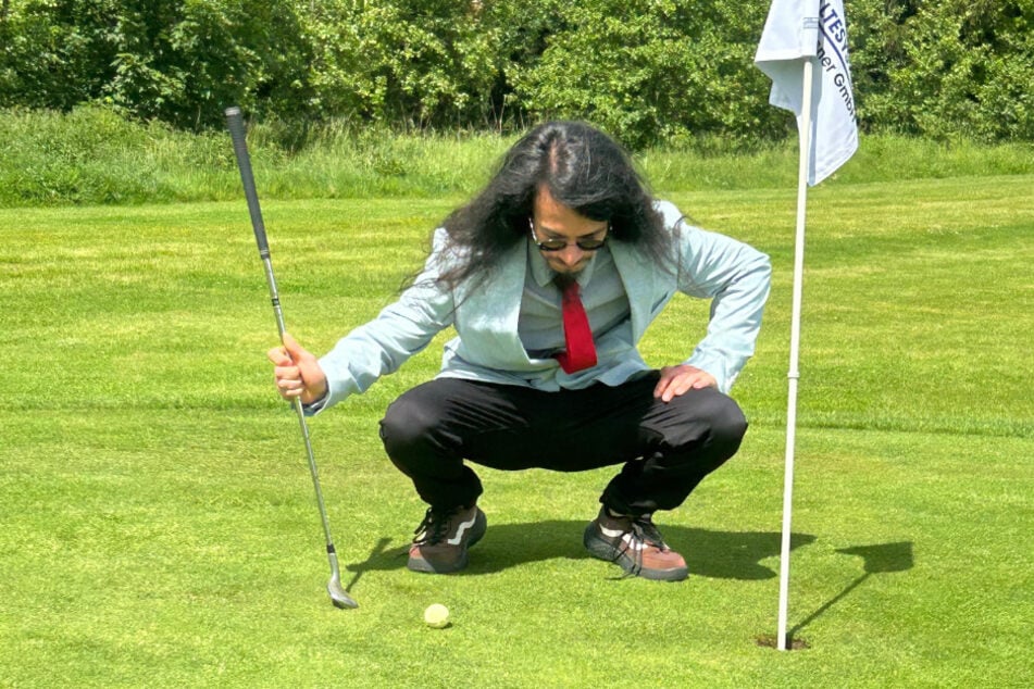 Golfen ist eines der Hobbys von Tommy Nguyen (30).