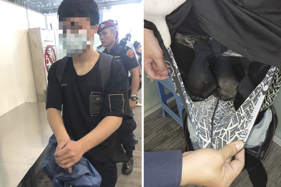 Der Passagier (22) aus Taiwan wurde am Flughafen in Bangkok festgenommen. Grund war der Inhalt seiner Hose.