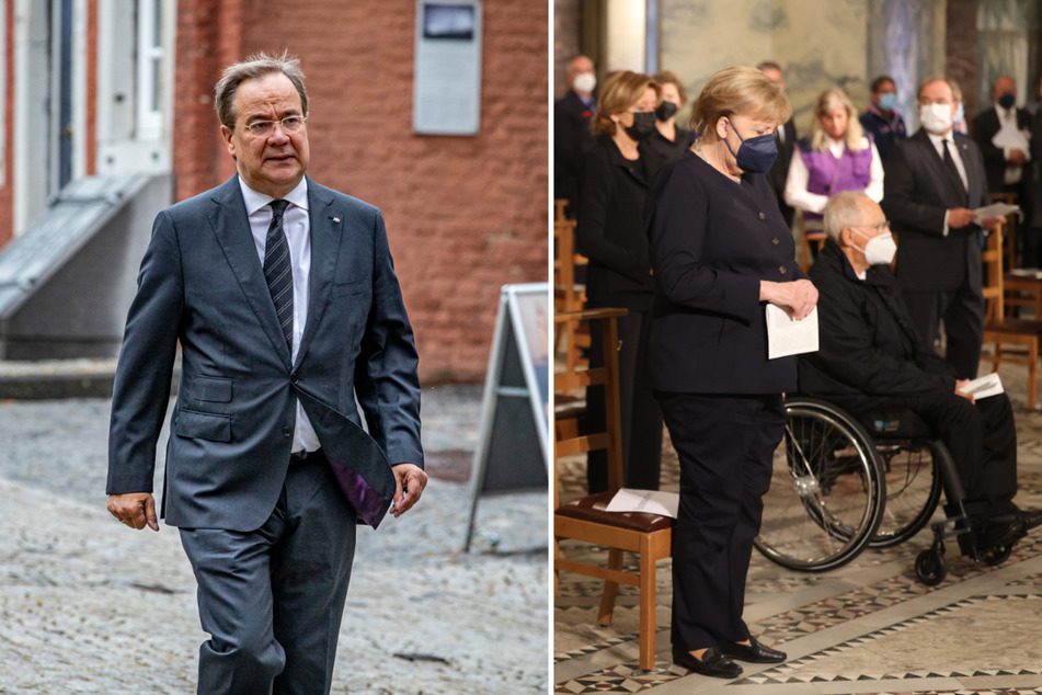 Angela Merkel Und Armin Laschet Gedenken Opfern Der Flut Katastrophe Tag24