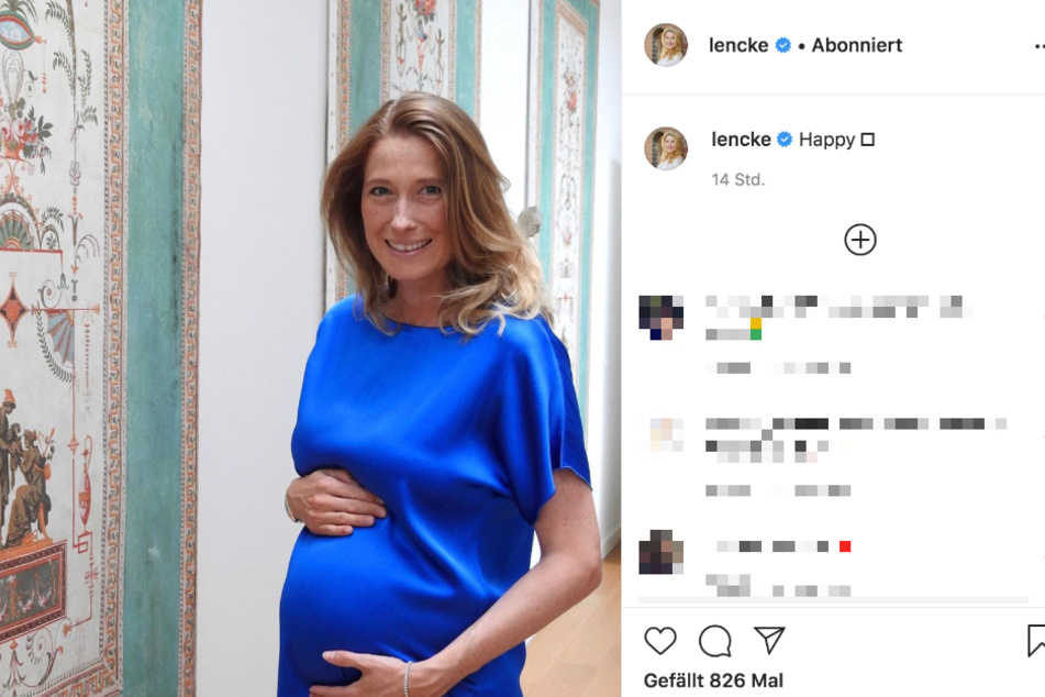 Lencke Wischhusen präsentiert auf Instagram ihren Babybauch.