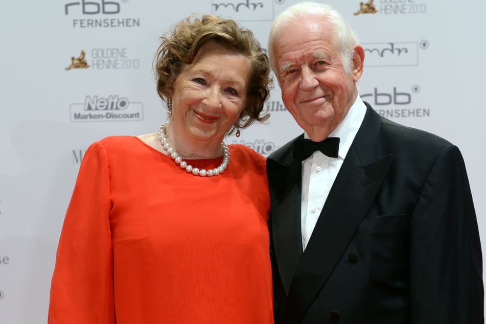 Kurt Biedenkopf und seine Ehefrau Ingrid bei der Verleihung der Goldenen Henne im Jahr 2013.