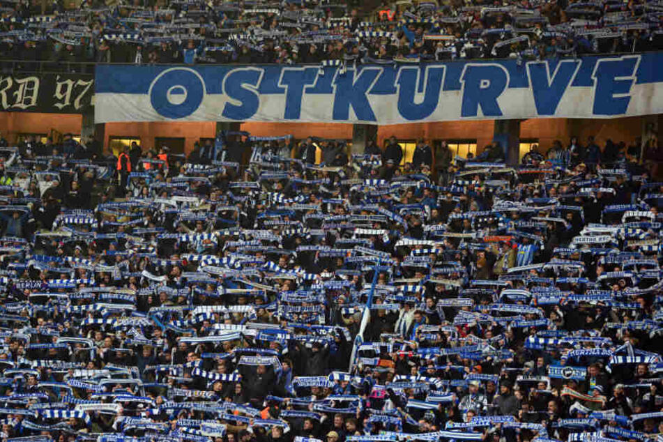 Die Ostkurve sorgte wieder für Stimmung.