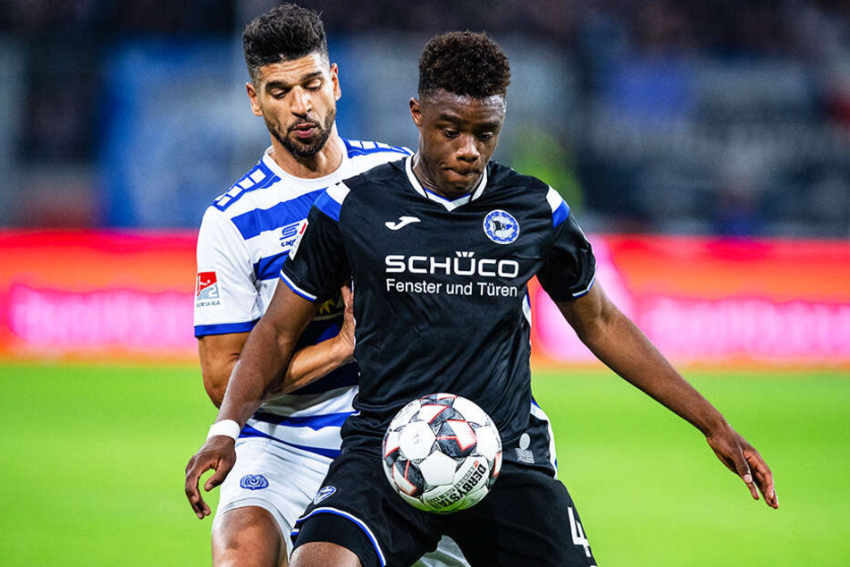 Beim 2:2-Unentschieden zwischen dem MSV Duisburg und Arminia Bielefeld benahmen sich einige DSC-Fans daneben.