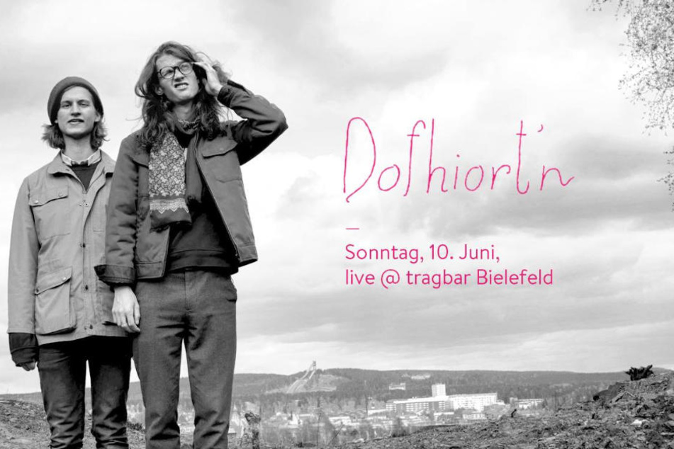 Dofhiort'n spielt im tragbar-Laden in Bielefeld.