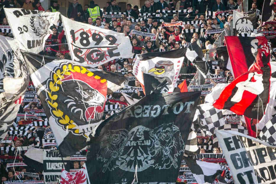 Die Eintracht kann auch gegen Inter voll auf ihre Fans bauen.
