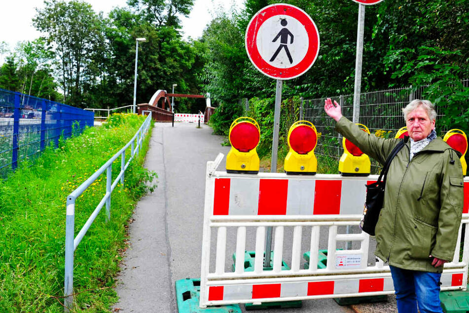 Baustellen Chemnitz: Aufruhr an der Chemnitz: Stadt sperrt beliebte Brücke