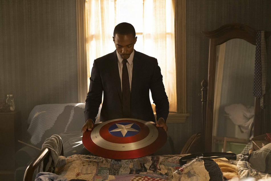 Anthony Mackie takes up the mantle of Captain America in The Falcon and The Winter Soldier.