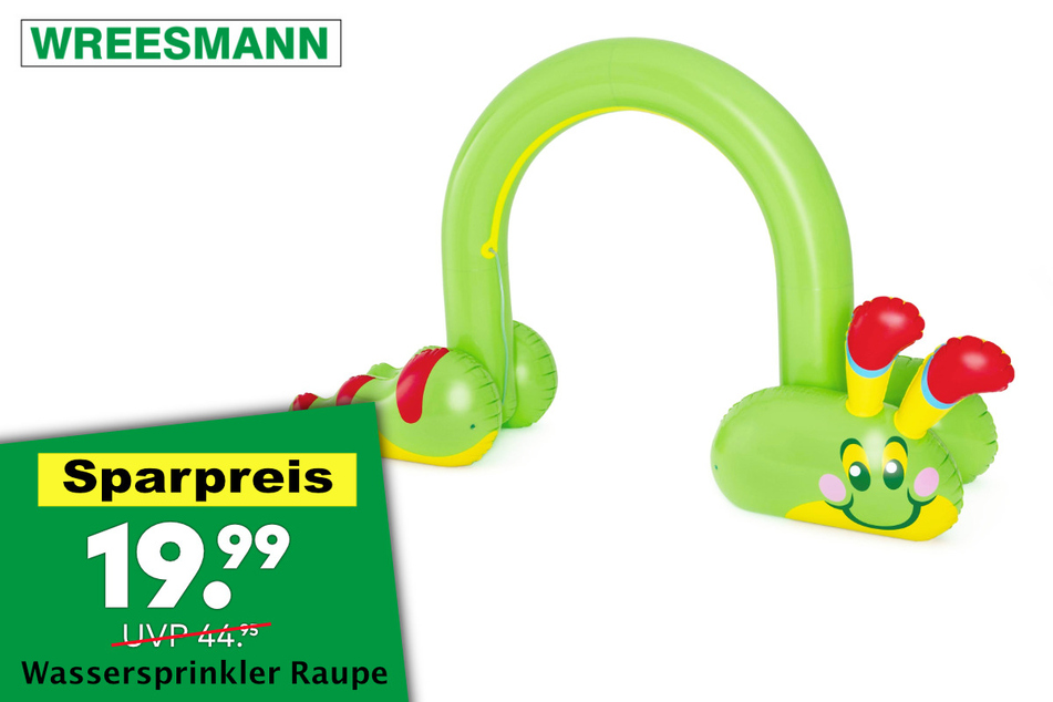 Wassersprinkler Raupe
