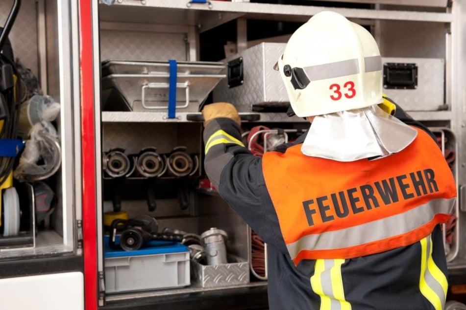 Die Feuerwehr rückte mit 40 Kameraden an. (Symbolbild)