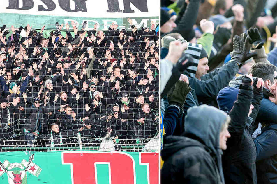 Hochemotional, aber friedlich: Das wünschen sich Polizei und Vereine vom Derby Chemie gegen Lok.