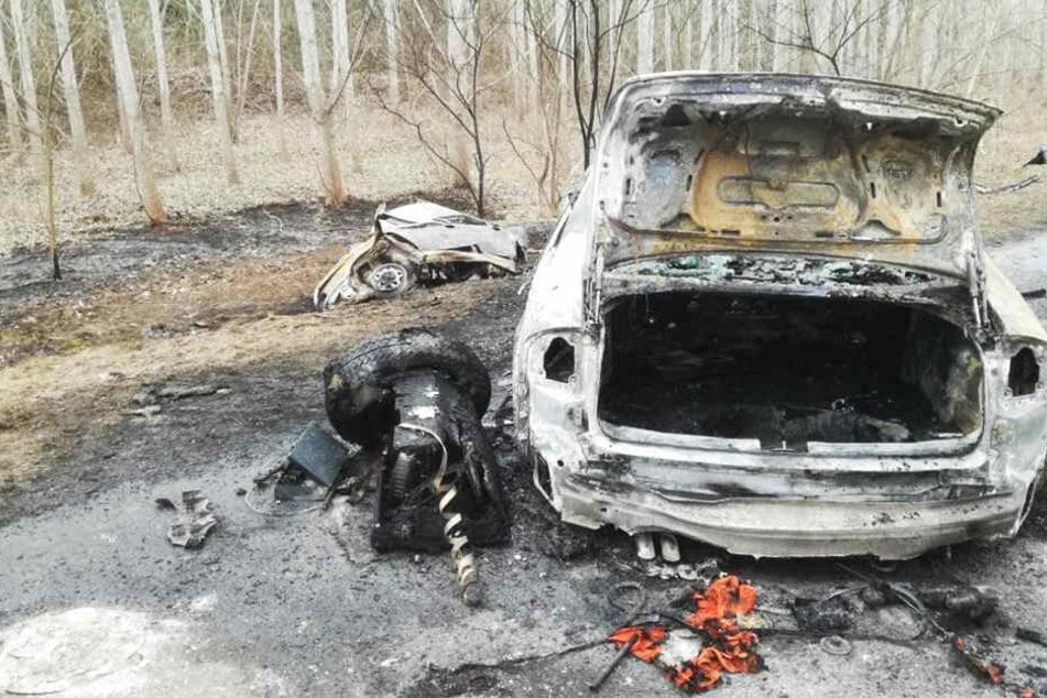 Auf einer Landstraße nahe der ungarischen Stadt Györ sind zwei Autos in Flammen aufgegangen. Sieben Menschen starben am Unfallort.
