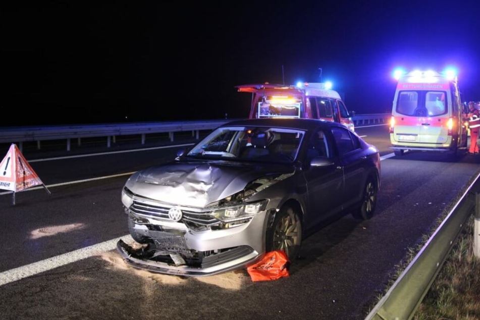 Auf der A38 kam es Sonntagnacht zu einem schweren Unfall.