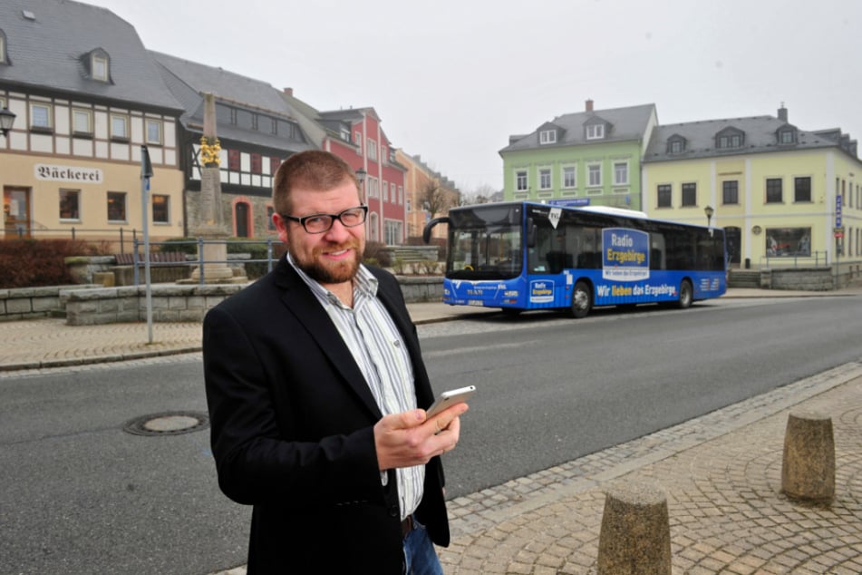 Martin Benedict organisiert für Zwönitz einen smarten Nahverkehr.