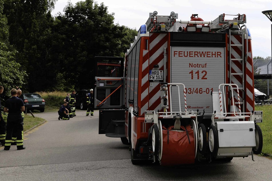 Die Feuerwehr war mit einem Großaufgebot vor Ort.
