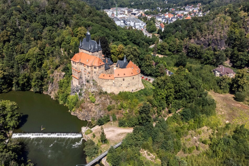 Welch ein Panorama: die Burg Kriebstein in Mittelsachsen.