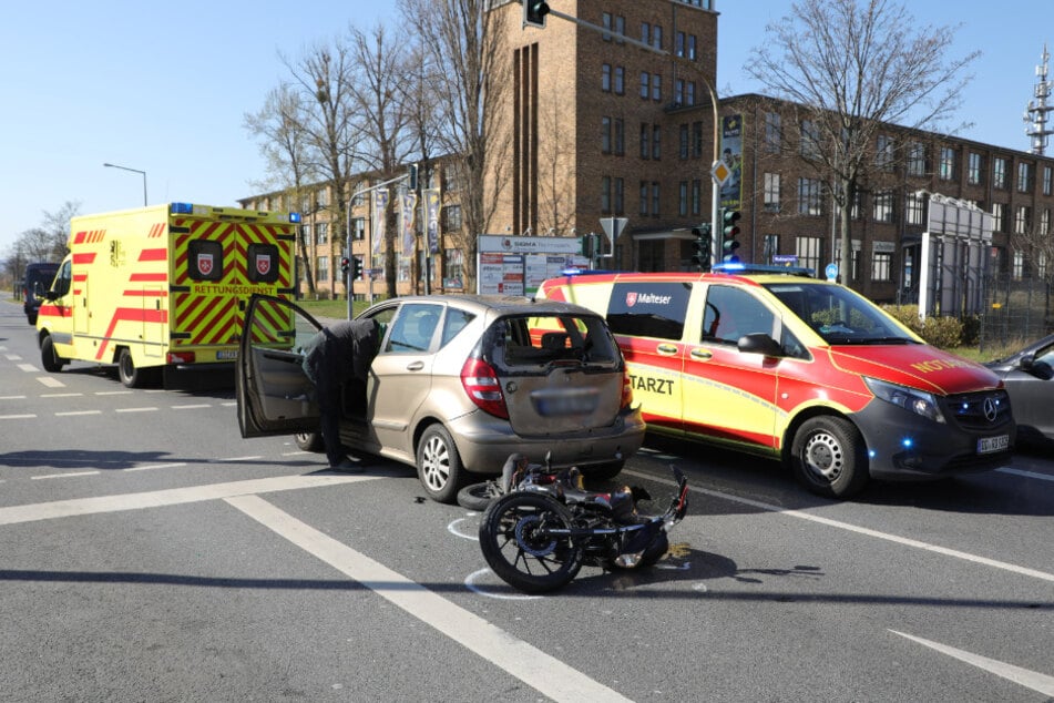 Die Unglücksstelle an der Washingtonstraße Ecke Overbeckstraße.
