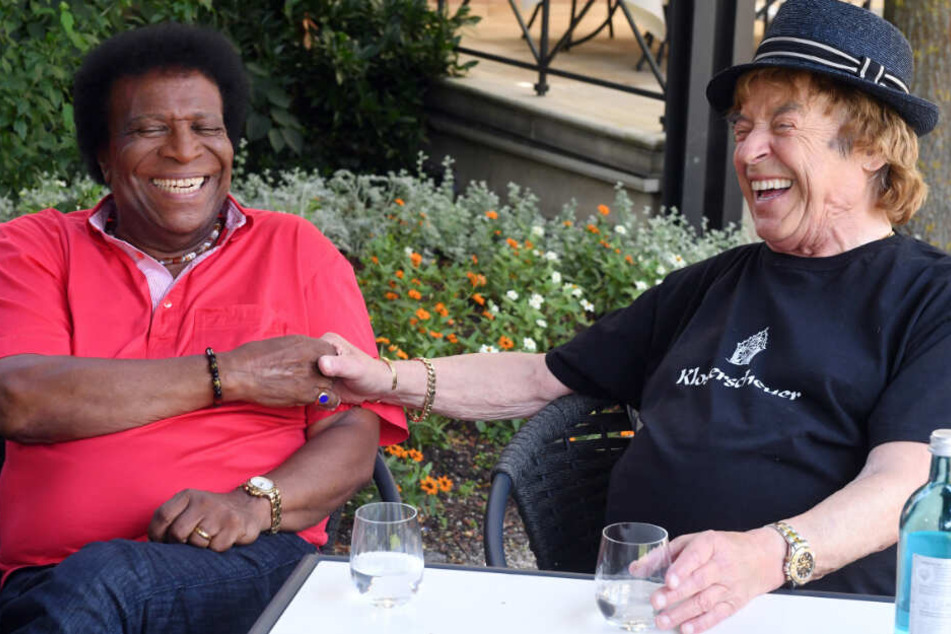 Mit seinem Freund Roberto Blanco (links) werde er verwechselt, sagt Marshall.