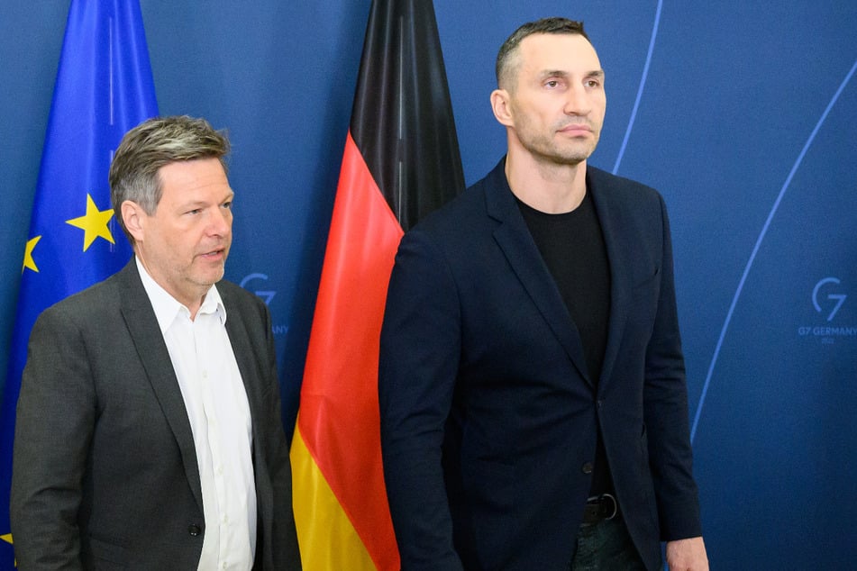 Wladimir Klitschko hat bei einem Besuch in Berlin um Unterstützung für die Ukraine geworben.