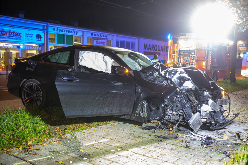 Am BMW entstand ein Totalschaden.