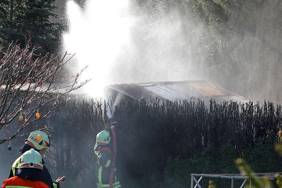 Die Feuerwehr konnte den Brand schnell löschen.