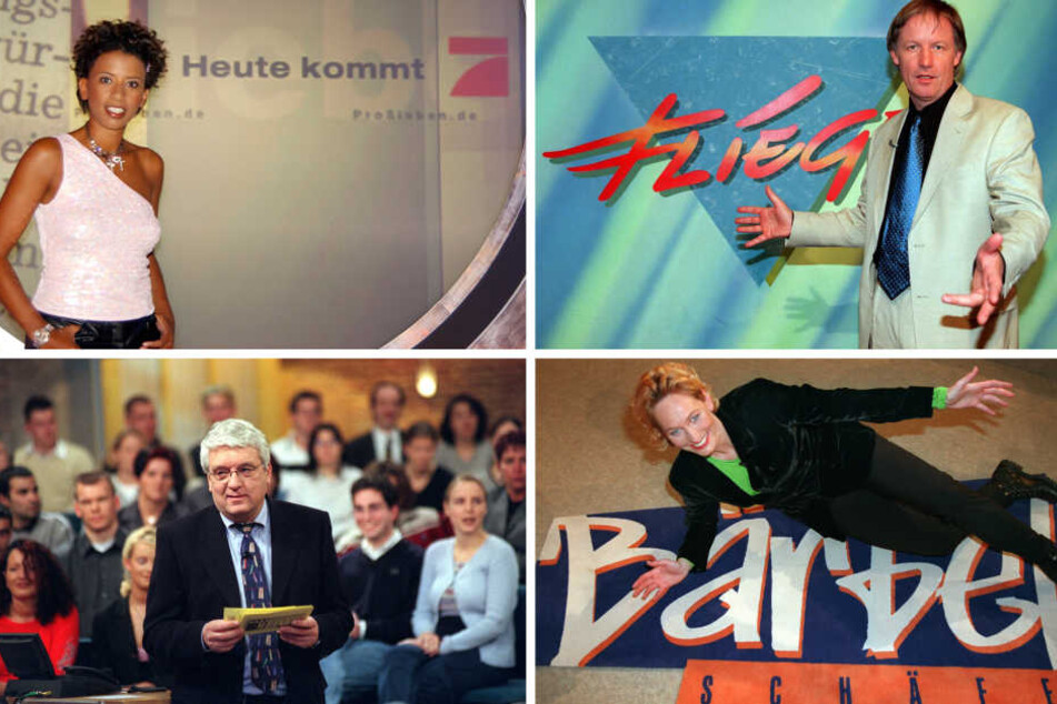 In den 90ern war das mal hip: der Daily-Talk... Von Arabella Kiesbauer (oben, l), über Moderator Jürgen Fliege bis Hans Meiser und Bärbel Schäfer.