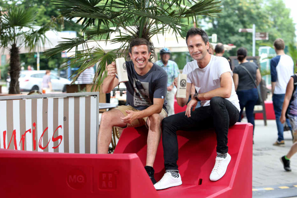 Die beiden "Macher": Henrik Bonesky (39, links) und Sven Hertwig (46).