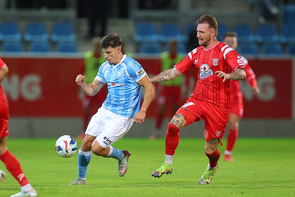 Maurizio Grimaldi (23, l.) stach aus der Leistung der Mannschaft besonders hervor.