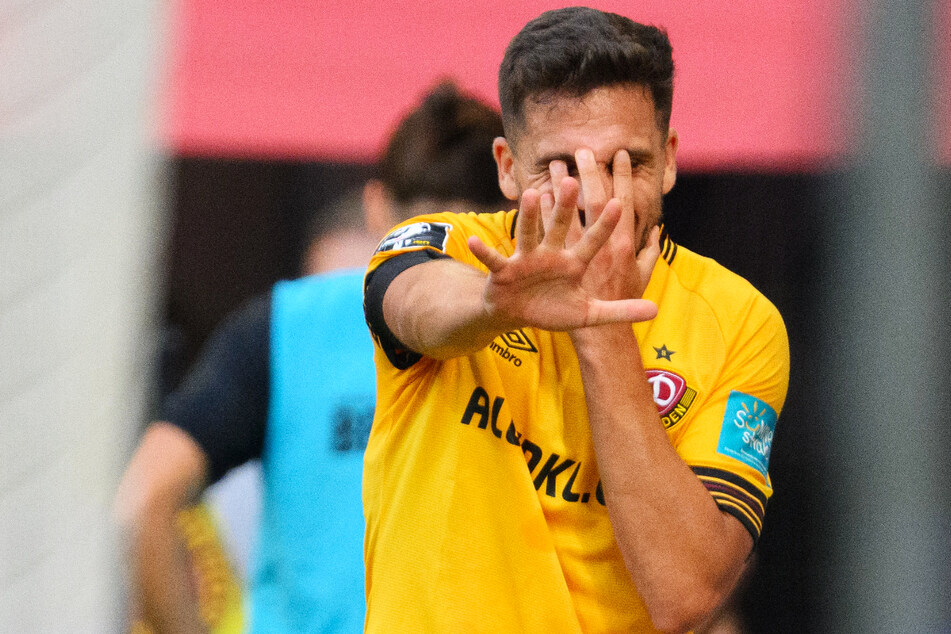 Ahmet Arslan bejubelt seinen ersten Treffer für die SGD.