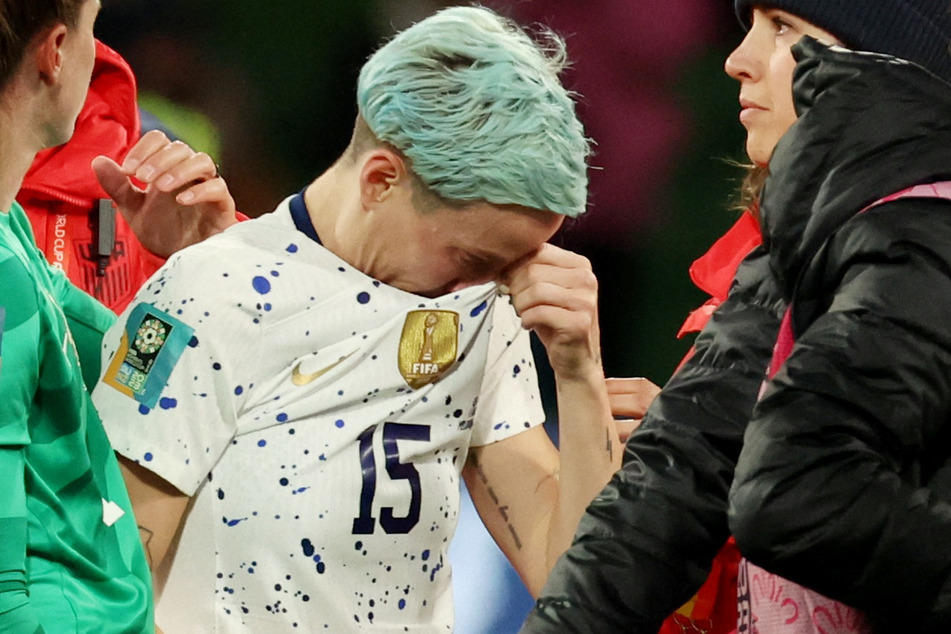Rapinoe missed a penalty in the USWNT's defeat to Sweden in the World Cup last 16.