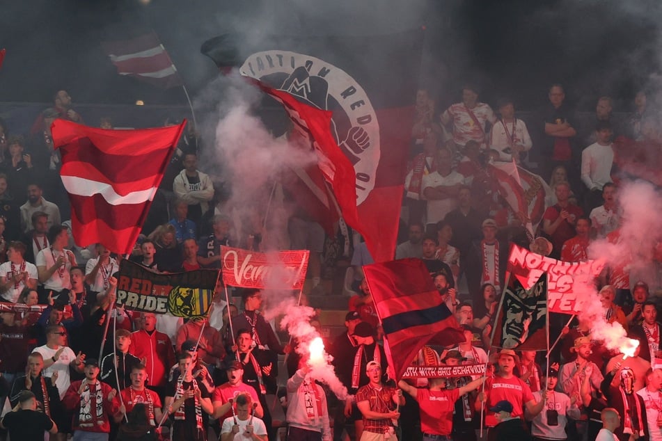 Um die 900 Fans von RB Leipzig sollen mit ins Giuseppe Sinigaglia nach Como gereist sein.