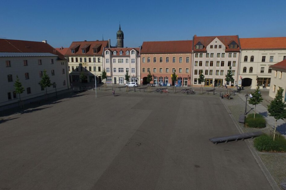 Der Arsenalplatz in Wittenberg. Hier wurde Marcus H. im September 2017 mit Faustschlägen niedergestreckt. Er starb noch am selben Tag.