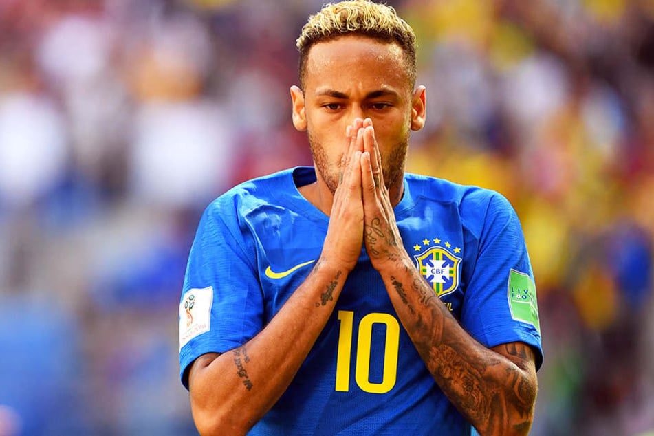 Ein Mann der großen Gesten: Neymar.