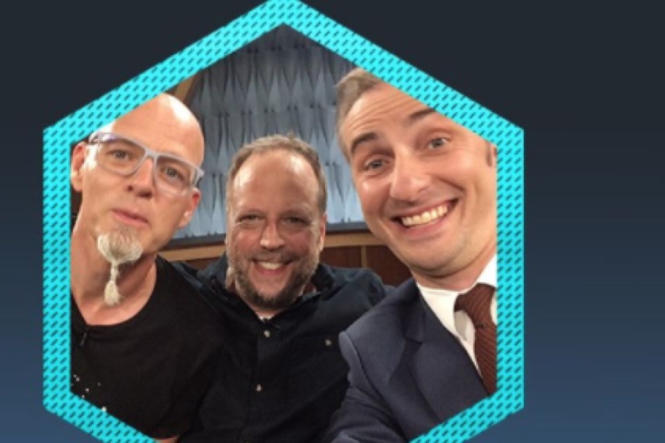 Jan Böhmermann mit seinen Gästen: Smudo und Thomas D.