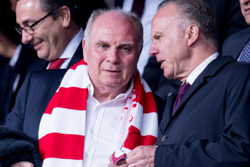 Uli Hoeneß (l.) und Karl-Heinz Rummenigge (r.) haben Kritik geäußert. (Archivbild)