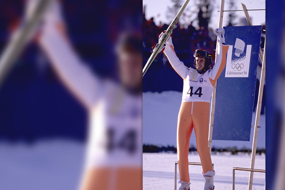 Zehn Jahre später folgte Jens Weißflogs wohl größer Erfolg: Gold in Lillehammer von der Großschanze und im Team.