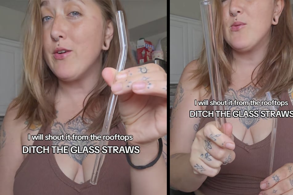 Die sechsfache Mutter hatte unbemerkt ein Stück des Strohhalms verschluckt und kurz darauf Blut gespuckt.