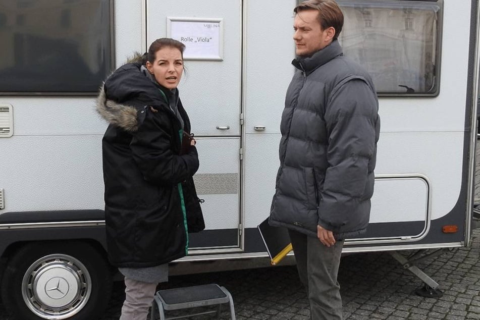 "Wolfsland": Yvonne Catterfeld dreht wieder in Görlitz