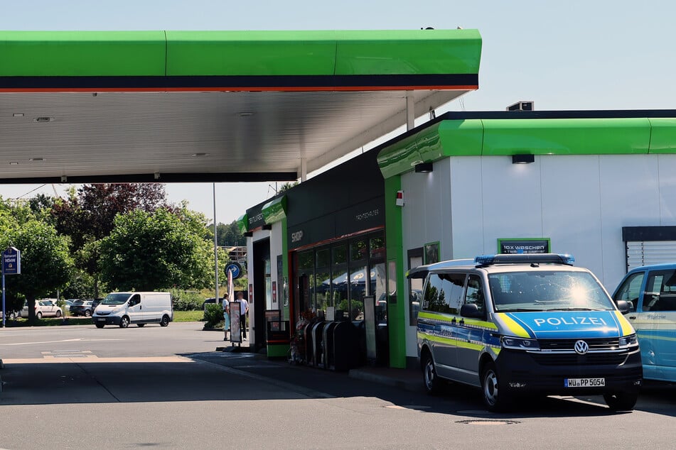 An dieser Tankstelle in Marktheidenfeld kam es im Juli zu einer brutalen Auseinandersetzung zwischen den "Outlaws" und den "Bandidos".