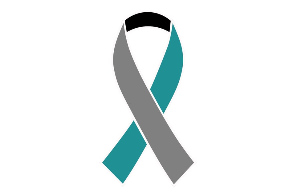 Das Symbol für Solidarität mit den Menschen, die weltweit an den Langzeitfolgen einer COVID-19-Infektion leiden, die "Long-Covid-Schleife".