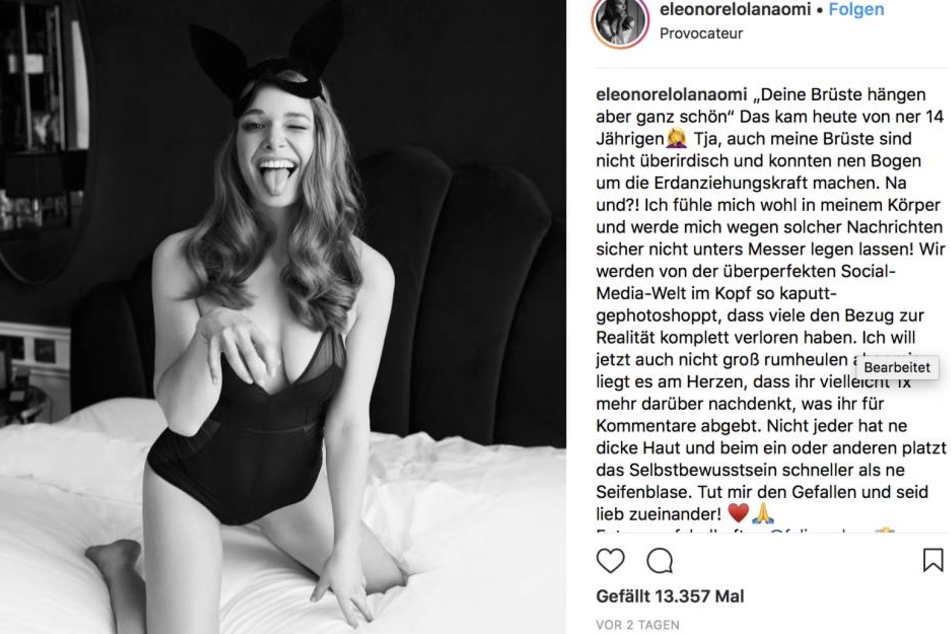Big FM-Moderatorin Lola (22) macht auf Instagram darauf aufmerksam, wie verletzend Body-Shaming und Mobbing sein kann.